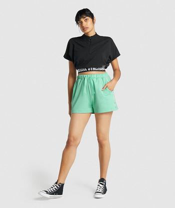 Women's Gymshark Recess Shorts Light Green | NZ_4569FDN
