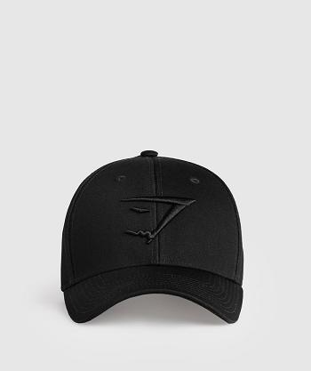 Women's Gymshark Sharkhead Cap Hats Black | NZ_4984FDN