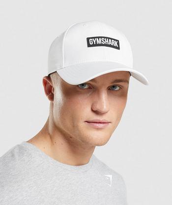 Women's Gymshark Snapback Hats White | NZ_4943VRW