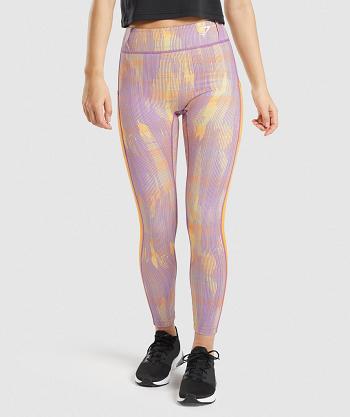Women's Gymshark Sport Leggings Orange | NZ_4735JPQ