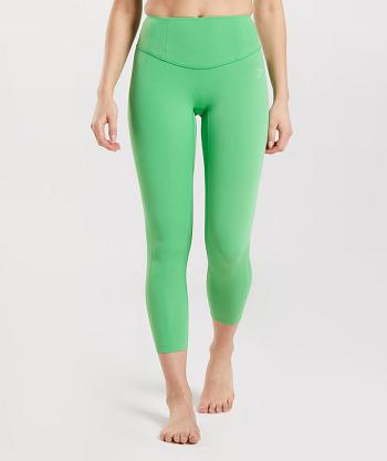 Women's Gymshark Studio 7/8 Leggings Green | NZ_4782SGL