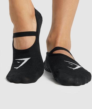 Women's Gymshark Studio Socks Black | NZ_4921MQZ