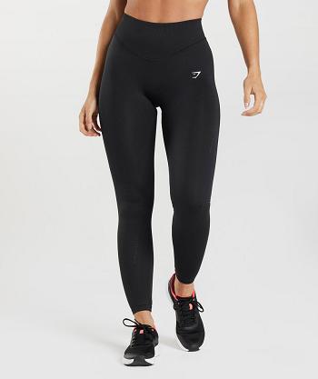 Women's Gymshark Sweat Seamless Sculpt Leggings Black | NZ_4714XYU