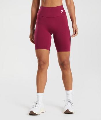 Women's Gymshark Training Cycling Shorts Pink | NZ_4698YXF