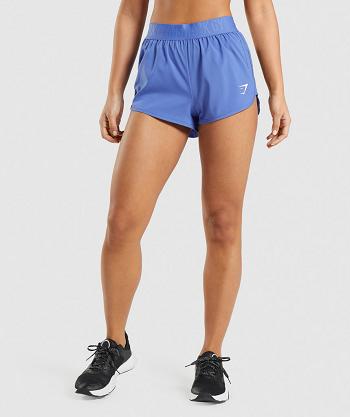 Women's Gymshark Training Loose Fit Shorts Blue | NZ_4636CTV
