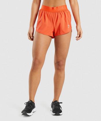 Women's Gymshark Training Loose Fit Shorts Orange | NZ_4639NWY
