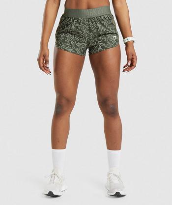 Women's Gymshark Training Loose Fit Shorts Green | NZ_4643EBC