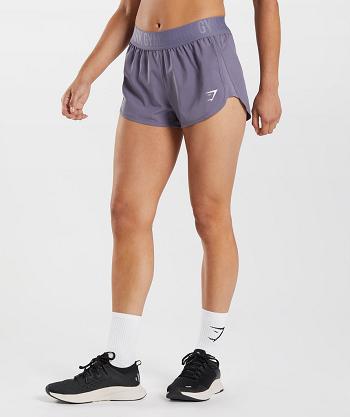 Women's Gymshark Training Loose Fit Shorts Purple | NZ_4688CTV