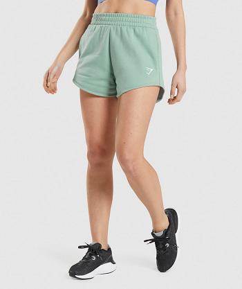 Women's Gymshark Training Sweat Shorts Blue | NZ_4603FDN