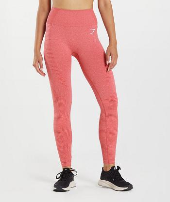 Women's Gymshark Vital Seamless 2.0 Leggings Red | NZ_4829HAP