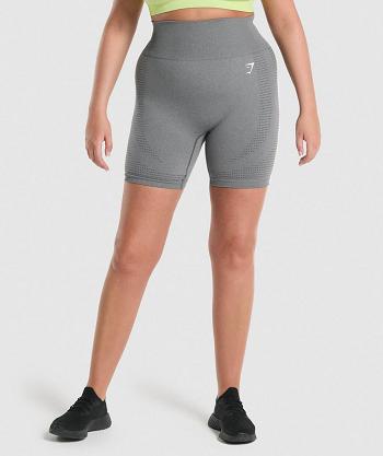 Women's Gymshark Vital Seamless 2.0 Shorts Grey | NZ_4610XYU