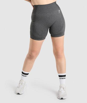 Women's Gymshark Vital Seamless 2.0 Shorts Grey | NZ_4617WNB