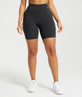 Women's Gymshark Whitney Cycling Shorts Black | NZ_4615MQZ