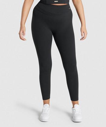 Women's Gymshark Whitney High Rise Leggings Black | NZ_4816XYU