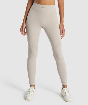 Women's Gymshark Whitney Mesh Leggings White | NZ_4753OKI