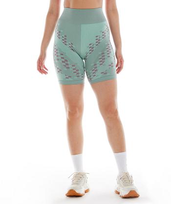 Women's Gymshark Wtflex Cyborg Seamless Cycling Shorts Blue / Pink / Blue | NZ_4620DFM