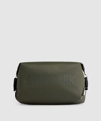 Women's Gymshark X-Series Toiletry Bag Bags Olive | NZ_5041XYU